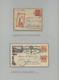 Delcampe - Ballonpost: 1897/1957, Collection Of 78 Covers/cards On Written Up Album Pages, Comprising E.g. GERM - Airships