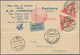 Flugpost Alle Welt: 1924/1938, Interesting Lot With 20 Airmail- And Zeppelin-covers, Comprising Euro - Autres & Non Classés