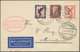 Zeppelinpost Deutschland: Collection Of Over 100 Zeppelin Items, Around 70 Flown Covers And 33 Schue - Correo Aéreo & Zeppelin