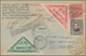 Zeppelinpost Europa: 1910's-1930's: Group Of 46 Covers And Postcards Flown By ZEPPELIN Or Special Ai - Europe (Other)