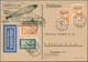 Delcampe - Zeppelinpost Europa: 1910's-1930's: Group Of 46 Covers And Postcards Flown By ZEPPELIN Or Special Ai - Europe (Other)