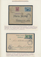 Schiffspost Alle Welt: 1845/1935, Collection Of Apprx. 83 Covers/cards Arranged On Written Up Album - Autres & Non Classés