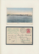 Schiffspost Alle Welt: 1845/1935, Collection Of Apprx. 83 Covers/cards Arranged On Written Up Album - Autres & Non Classés