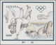 Thematik: Olympische Spiele / Olympic Games: 1993, Guyana. Complete Set Of 5 Times 2 GOLD And SILVER - Other & Unclassified