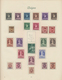 Belgien: 1849/1933, Mint And Used Collection In An Ancient Borek Binder, From Classic Issues Showing - Collections