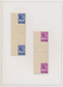 Belgien: 1935/1942, GUTTER PAIRS, Mint Collection Of 27 Vertical Gutter Pairs From Unsevered Sheets, - Collections