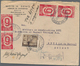 Delcampe - Bulgarien: 1945/1951, Assortment Of Apprx. 115 Covers/cards/used Stationeries, Mainly Commercial Mai - Storia Postale