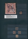 Dänemark: 1851-54 The 4 R.B.S. Brown: Collection Of 36 Stamps And 6 Covers From Various Printings By - Briefe U. Dokumente