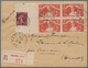 Delcampe - Frankreich: 1900/1960, Absolutely Awesome Collection Of Blocks Of Four On Entires Bearing 450 Envelo - Verzamelingen