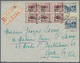 Delcampe - Frankreich: 1900/1960, Absolutely Awesome Collection Of Blocks Of Four On Entires Bearing 450 Envelo - Verzamelingen