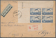 Delcampe - Frankreich: 1900/1960, Absolutely Awesome Collection Of Blocks Of Four On Entires Bearing 450 Envelo - Verzamelingen