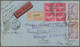 Delcampe - Frankreich: 1900/1960, Absolutely Awesome Collection Of Blocks Of Four On Entires Bearing 450 Envelo - Collections