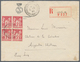 Delcampe - Frankreich: 1900/1960, Absolutely Awesome Collection Of Blocks Of Four On Entires Bearing 450 Envelo - Collections
