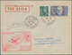 Delcampe - Frankreich: 1910/1939, Airmail, Lot Of Seven Covers/cards, Showing Flight Cachets, Airmail Frankings - Colecciones Completas