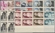 Frankreich: 1941/1974, IMPERFORATE ISSUES, MNH Collection Of Imperforate Blocks Of Four, Well Sorted - Collections