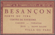 Frankreich - Markenheftchen: 1929/1940 (ca.), Three Booklets: 10fr. Booklet "Besancon" With 20 Stamp - Andere & Zonder Classificatie