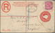 Gibraltar - Ganzsachen: 1892/1922 Album With Ca. 33 Used Postal Stationary, Incl. Registered Mail, P - Gibraltar
