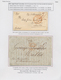 Großbritannien: 1841/1854, 8 Folded Letters Showing Routes And Postage Rates To Malta And The Easter - Andere & Zonder Classificatie