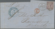 Großbritannien: 1848/1940 (ca.), Lot Of 13 Items, Varied Condition, E.g. Stampless Letter 1848 To An - Altri & Non Classificati