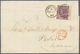 Großbritannien: 1861/1869, 6d. Foreign Rate Franked By Surface-printed Issues, Lot Of 52 Lettersheet - Sonstige & Ohne Zuordnung