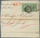 Großbritannien: 1865/1869, Assortment Of 74 Fronts/large Fragments Each Franked With 84 Copies 1s. G - Andere & Zonder Classificatie