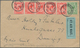 Großbritannien: 1923/1924, Four Interesting And Early Airmail Covers From Great Britain To Germany C - Otros & Sin Clasificación