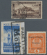 Italien: 1860's-1950's Ca.: Hundreds Of Used Stamps, Few Mint, And Several Covers And Documents, Wit - Colecciones