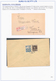 Delcampe - Jugoslawien: 1918/1948, Collection Of 47 Better Covers/cards Mounted On Written Up Album Pages, Show - Brieven En Documenten