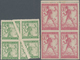 Jugoslawien: 1919, Chainbreaker, Specialised Assortment Of Apprx. 134 Stamps, Showing Shades, Papers - Brieven En Documenten