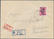 Kroatien: 1941, 2nd Overprint Issue, Complete Set On Ten Covers "ZAGREB 5.V.41", Mainly Registered/e - Croatia