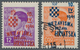 Kroatien: 1941, Overprints, Specialised Assortment Of Apprx. 113 Stamps Presented On Retail Cards, S - Croatie