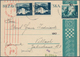 Kroatien: 1941/1943, Assortment Of 22 (mainly Commercial) Covers/cards Incl. Used Stationeries, Incl - Kroatië