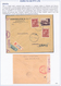 Delcampe - Kroatien: 1941/1944, Collection Of 40 (mainly Commercial) Covers On Written Up Album Pages, Comprisi - Croazia