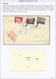 Delcampe - Kroatien: 1941/1944, Collection Of 40 (mainly Commercial) Covers On Written Up Album Pages, Comprisi - Kroatië