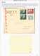 Delcampe - Kroatien: 1941/1945, Collection Of 48 Entires On Written Up Album Pages, Mainly Commercial Mail Incl - Croacia