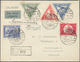 Delcampe - Lettland: 1919/1941, Fine Lot Of About 80 Covers Featuring Airmail, Registered Envelopes, Money Orde - Latvia