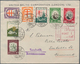 Lettland: 1921/1941, Small Lot Of Eight Better Covers And Cards Inclutig Tax, Parcel Card And Regist - Lettland