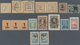 Litauen: 1919/1926, Specialised Assortment Of 25 Stamps, Incl. Se-tenant Pairs, "imperf. Betweeen", - Lituanie