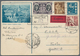 Litauen: 1949/1944, Lithuania During WWII, Assortment Of 34 Covers/cards/stationeries, Comprising PO - Lituania