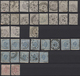 Luxemburg: 1880/1884, Definitives Coat Of Arms", Used Assortment Of 95 Stamps Incl. Three Copies 5c. - Andere & Zonder Classificatie