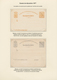 Luxemburg - Ganzsachen: 1874/81 Fantastic Exhibition Collection Of Postal Stationery Postcards, From - Stamped Stationery