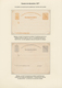 Luxemburg - Ganzsachen: 1874/81 Fantastic Exhibition Collection Of Postal Stationery Postcards, From - Enteros Postales