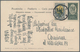 Mittellitauen: 1920/1922, Lot Of Six Covers/cards Bearing Adhesives Incl. Registered Letter, Insured - Lituania