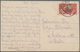 Delcampe - Mittellitauen: 1920/1922, Lot Of Six Covers/cards Bearing Adhesives Incl. Registered Letter, Insured - Lithuania