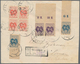 Delcampe - Mittellitauen: 1920/1922, Lot Of Six Covers/cards Bearing Adhesives Incl. Registered Letter, Insured - Litouwen