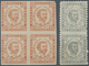 Montenegro: 1894/1898, Definitives "Nikola", Specialised Assortment Of Apprx. 62 Stamps Incl. Blocks - Montenegro