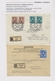 Österreich: 1945/1952, REKOZETTEL, Sammlung Mit 38 Einschreibebriefen Mit Frankaturen Aus Den Versch - Collections