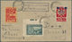 Polen: 1946/1947, Group Of Four Registered Covers From Kłodzko Resp. Nowy Sącz To Prague/Czechoslova - Cartas & Documentos