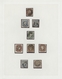 Portugal: 1853/1870, Used Collection Of 41 Classic Stamps On Album Page, Incl. Maria 1853 5r. Brown - Andere & Zonder Classificatie