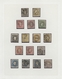 Portugal: 1853/1870, Used Collection Of 41 Classic Stamps On Album Page, Incl. Maria 1853 5r. Brown - Andere & Zonder Classificatie